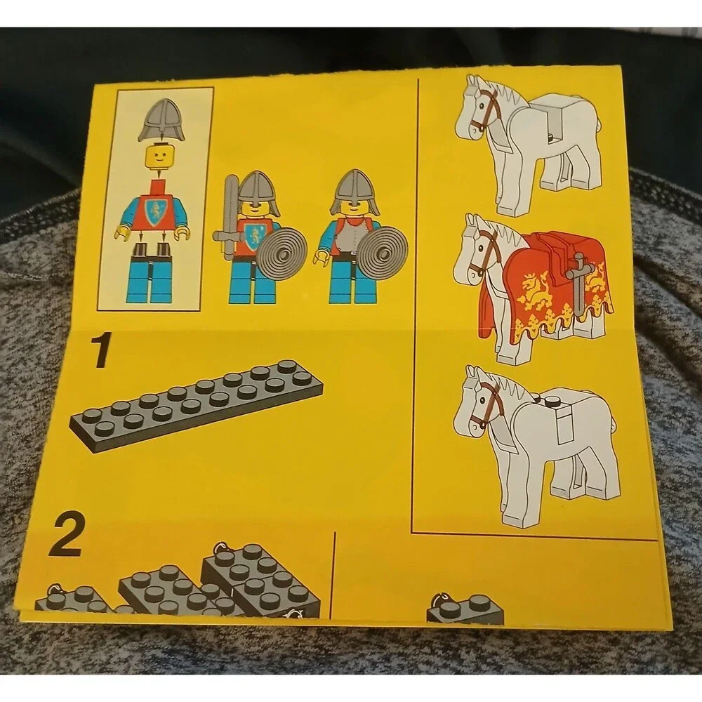 LEGO 6039 Twin Arm Launcher Catapults Vtg Instruction Original Manual Only